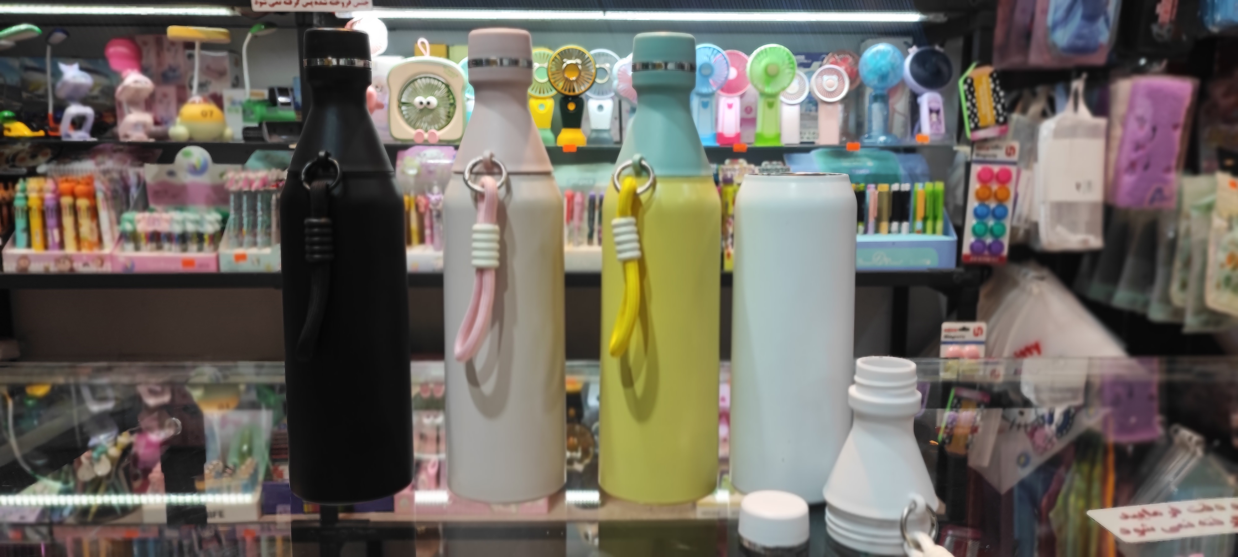 بطری آب دوجداره استیل